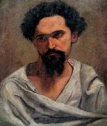 Estevao Silva Portrait of Castagneto France oil painting artist
